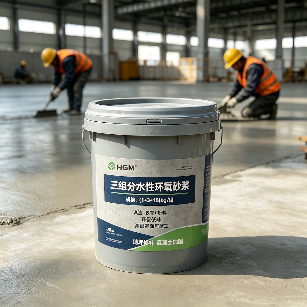 义马三组份水性环氧砂浆